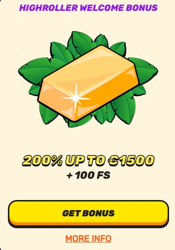 Highroller Welcome Bonus