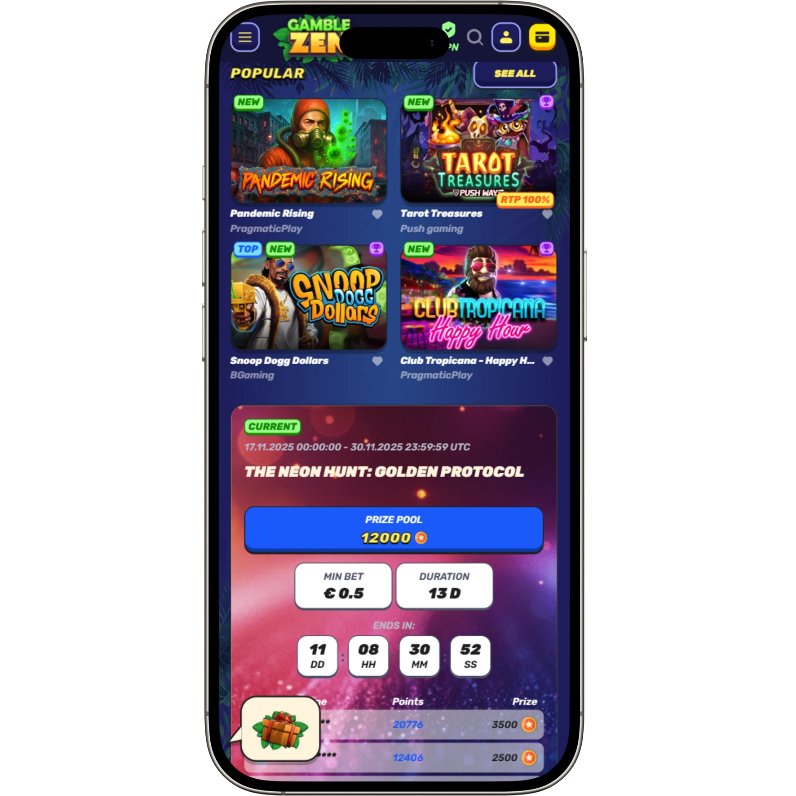 GambleZen Mobile Experience